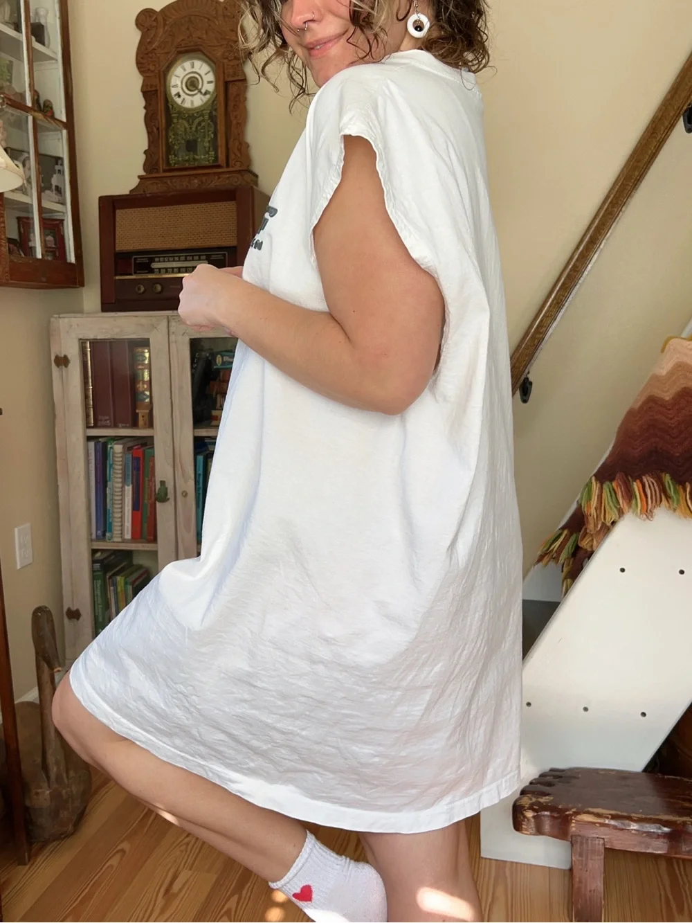 Vintage 90s BOSS by IG Design 3D Logo White Oversized Tee Tank Top Size XXL